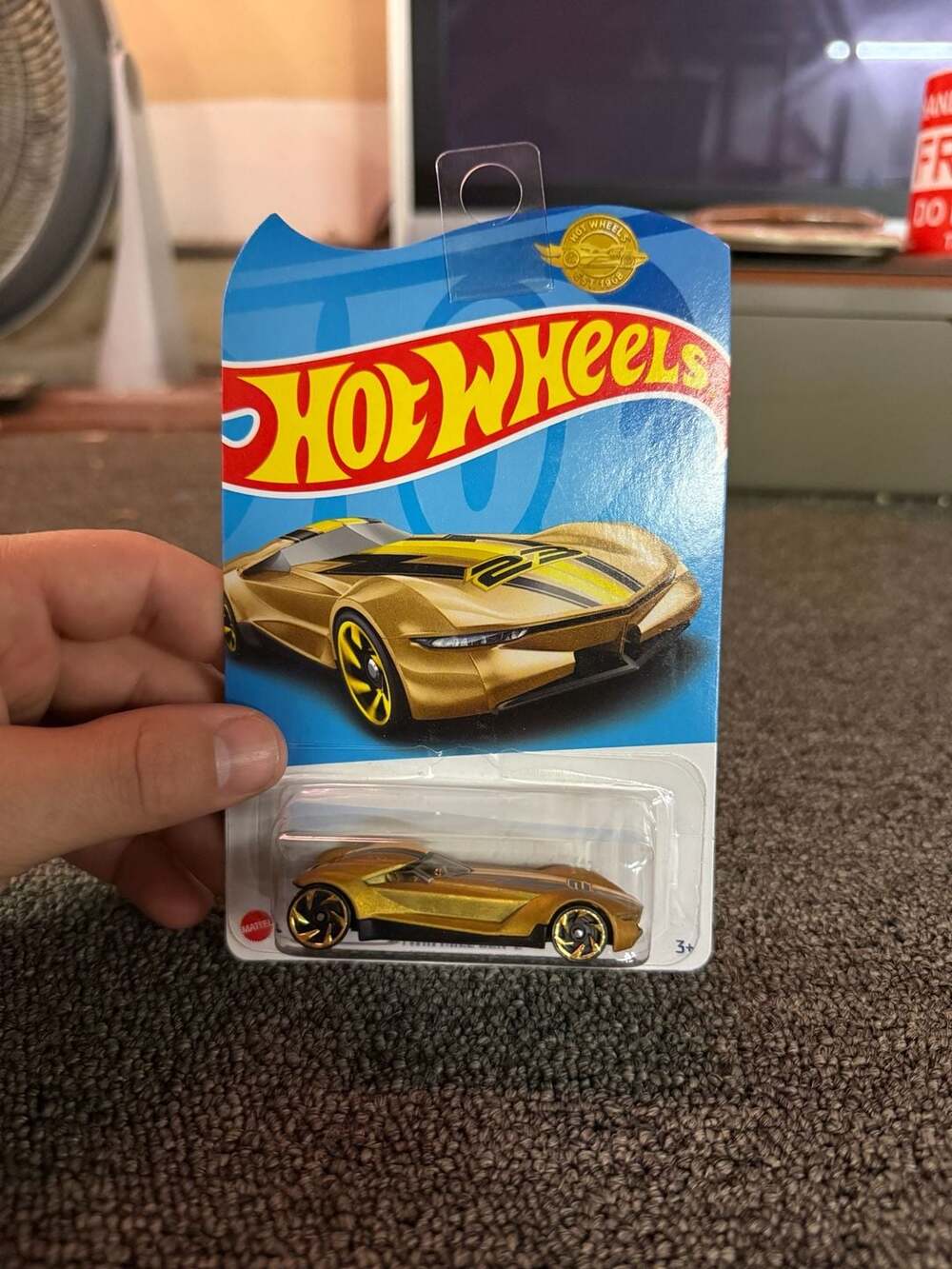 Hot Wheels Twin Mill Gen-E Gold Diecast Toy Car